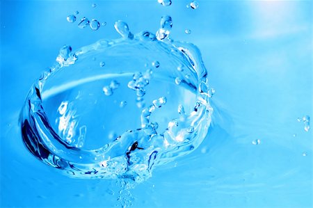 simsearch:400-05275951,k - blue water splash macro close up Stock Photo - Budget Royalty-Free & Subscription, Code: 400-04986222
