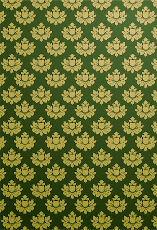 simsearch:400-05077687,k - Vector illustration of a vertical green glamour pattern Stock Photo - Budget Royalty-Free & Subscription, Code: 400-04982177