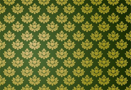 simsearch:400-05077687,k - Vector illustration of a green glamour pattern Stock Photo - Budget Royalty-Free & Subscription, Code: 400-04982196