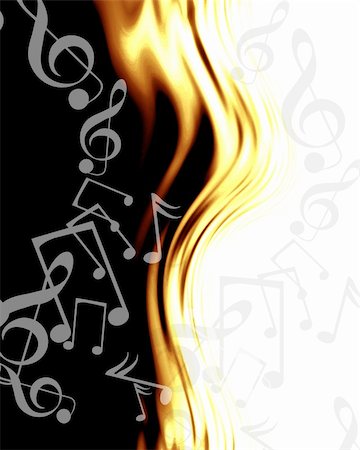 simsearch:400-05075451,k - abstract musical notes on a golden background Stock Photo - Budget Royalty-Free & Subscription, Code: 400-04982542