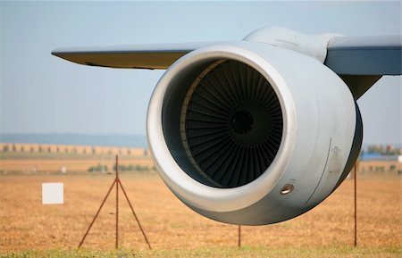 simsearch:400-08188604,k - Close up of a turbo fan engine for military airplane Stock Photo - Budget Royalty-Free & Subscription, Code: 400-04996554