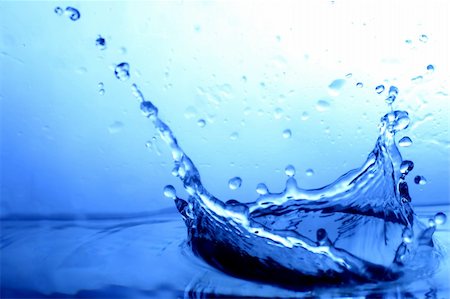 simsearch:400-05275951,k - great blue water splash close up macro Stock Photo - Budget Royalty-Free & Subscription, Code: 400-04992474