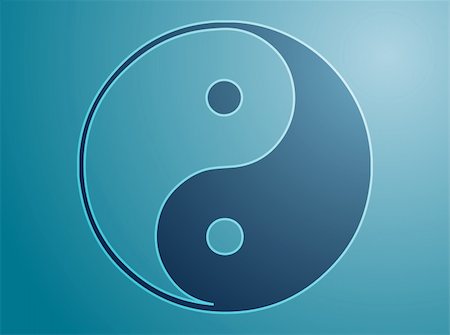 simsearch:400-04744928,k - Yin yang symbol oriental representation of duality Stock Photo - Budget Royalty-Free & Subscription, Code: 400-05005448