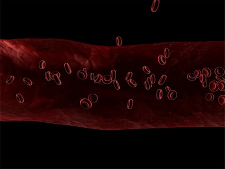 simsearch:400-05016219,k - 3d rendered illustration of an artery with streaming blood cells Stock Photo - Budget Royalty-Free & Subscription, Code: 400-05016219