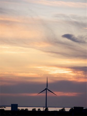 simsearch:400-05704598,k - portrait of wind turbine in beautiful sunset Stock Photo - Budget Royalty-Free & Subscription, Code: 400-05016315