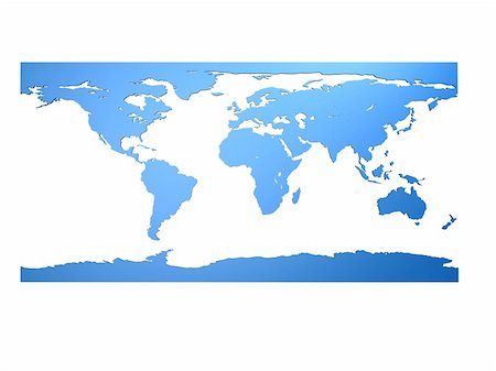 simsearch:400-05052137,k - 3d rendered illustration of a blue world map Photographie de stock - Aubaine LD & Abonnement, Code: 400-05019125