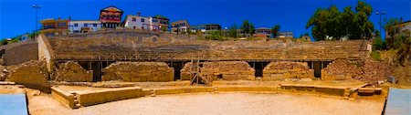 empire theatre - Ancient amphitheater wide angle panorama Stock Photo - Budget Royalty-Free & Subscription, Code: 400-05019841