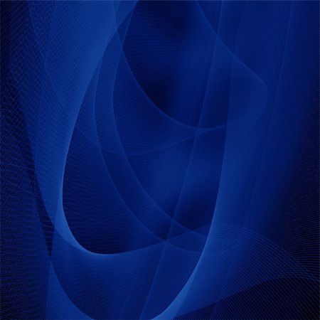 simsearch:400-05075451,k - Abstract lines on a dark blue background Stock Photo - Budget Royalty-Free & Subscription, Code: 400-05010684