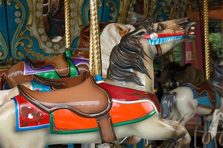 simsearch:400-04299630,k - Details of carousel horse on merry go round Stock Photo - Budget Royalty-Free & Subscription, Code: 400-05024325