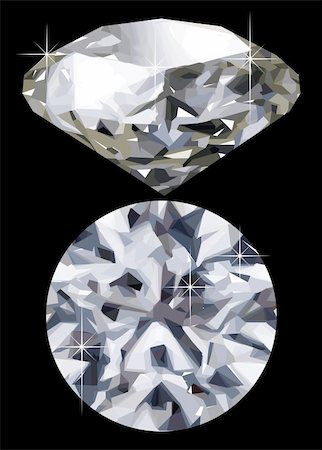simsearch:694-03783247,k - A diamond (vector). Stock Photo - Budget Royalty-Free & Subscription, Code: 400-05025900