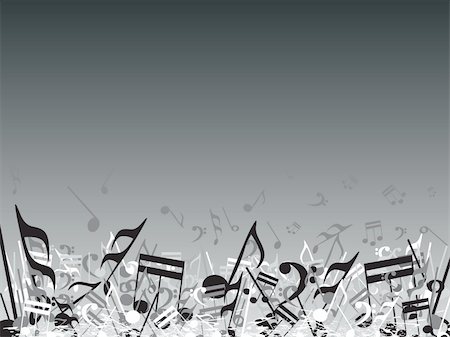 simsearch:400-04492234,k - vector illustration of beautifull musical notes background enjoy the party Stock Photo - Budget Royalty-Free & Subscription, Code: 400-05027568