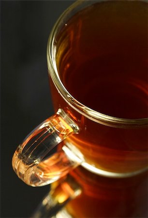 simsearch:400-04273561,k - single glass cup with hot tea Stock Photo - Budget Royalty-Free & Subscription, Code: 400-05021906