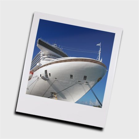 Computer generated frame of modern ocean liner Stock Photo - Budget Royalty-Free & Subscription, Code: 400-05023137