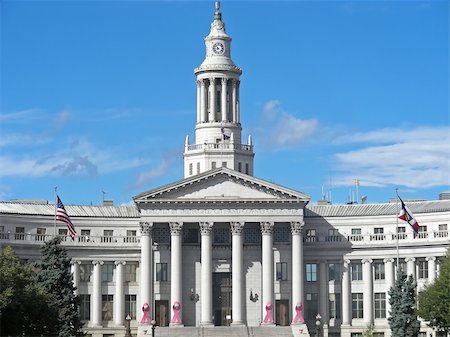 elegant government building - The very classic looking Denver City Hall, Denver, Colorado. Stock Photo - Budget Royalty-Free & Subscription, Code: 400-05037493