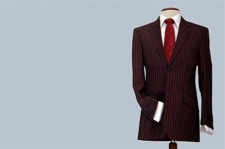 Suit on shop mannequin Stock Photo - Budget Royalty-Free & Subscription, Code: 400-05032184
