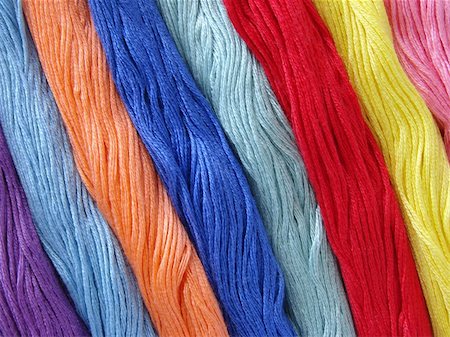 simsearch:6118-08910345,k - colorful threads skeins for needlework as a background Stock Photo - Budget Royalty-Free & Subscription, Code: 400-05049597