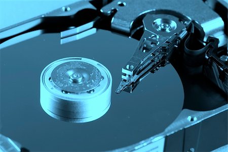 simsearch:400-05252692,k - Macro photo - Hard Disk Drive. Great details ! Stock Photo - Budget Royalty-Free & Subscription, Code: 400-05040839