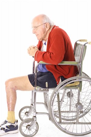 disabled veteran man in wheelchair Stock Photo - Budget Royalty-Free & Subscription, Code: 400-05041136
