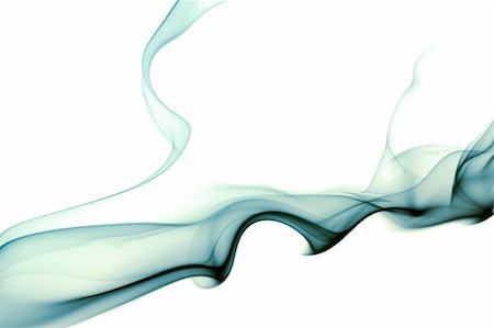 fluid form - Abstract smoke on white background Stock Photo - Budget Royalty-Free & Subscription, Code: 400-05041322