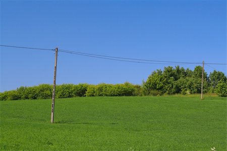 simsearch:400-03991406,k - telephone poles on a hilltop Stock Photo - Budget Royalty-Free & Subscription, Code: 400-05054286