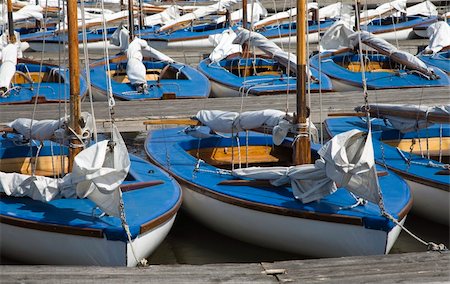 simsearch:400-04433053,k - Many blue sailing boats in the marina Stock Photo - Budget Royalty-Free & Subscription, Code: 400-05059015