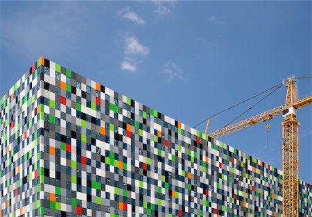 Building a glass construction in The Uithof, Utrecht Stock Photo - Budget Royalty-Free & Subscription, Code: 400-05069273