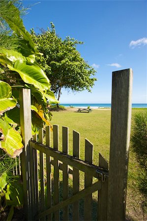 Gate to the Ocean Stock Photo - Budget Royalty-Free & Subscription, Code: 400-05075097