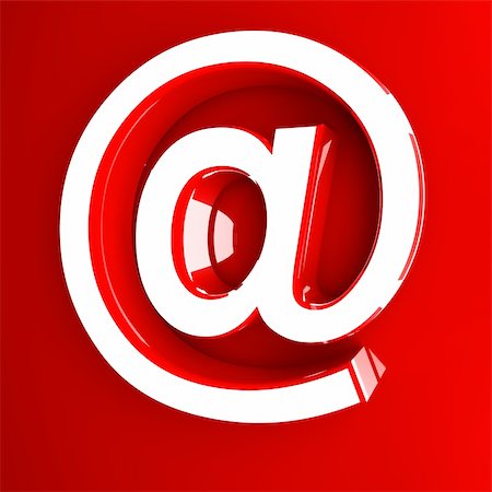 simsearch:400-04508643,k - fine image of red email symbol background Stock Photo - Budget Royalty-Free & Subscription, Code: 400-05075253