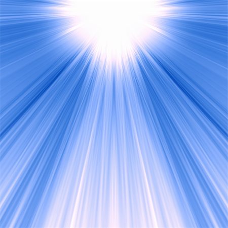 sunlight in a clear blue sky Stock Photo - Budget Royalty-Free & Subscription, Code: 400-05075478