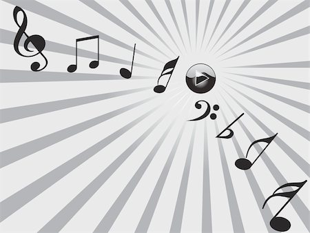 simsearch:400-04084371,k - black musical tones and botton, grey vector wallpaper Stock Photo - Budget Royalty-Free & Subscription, Code: 400-05077703