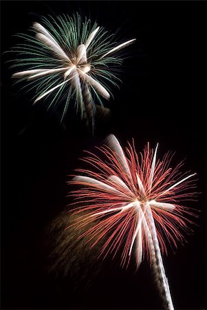 simsearch:400-04219011,k - Fireworks being set off against a dark sky Stock Photo - Budget Royalty-Free & Subscription, Code: 400-05079607