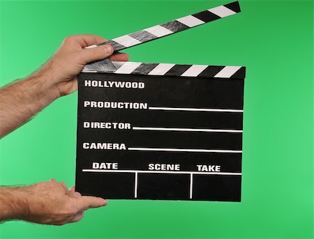 Movie Clapper Stock Photo - Budget Royalty-Free & Subscription, Code: 400-05085937