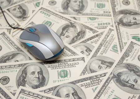 simsearch:400-05133703,k - E-commerce - computer mouse and dollars Stock Photo - Budget Royalty-Free & Subscription, Code: 400-05086310