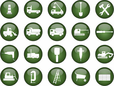 simsearch:400-04274028,k - construction vector icons Stock Photo - Budget Royalty-Free & Subscription, Code: 400-05086355