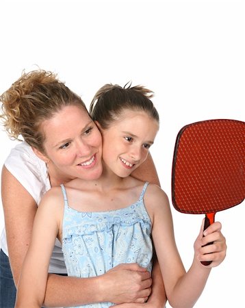 mother and daughter looking into a mirror Foto de stock - Super Valor sin royalties y Suscripción, Código: 400-05094036