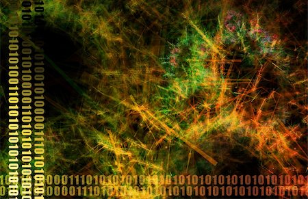 Neural Network Internet Tech Abstract Art Orange Stock Photo - Budget Royalty-Free & Subscription, Code: 400-05096013