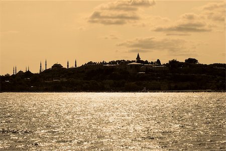 The silhouette of Istanbul Stock Photo - Budget Royalty-Free & Subscription, Code: 400-05098260