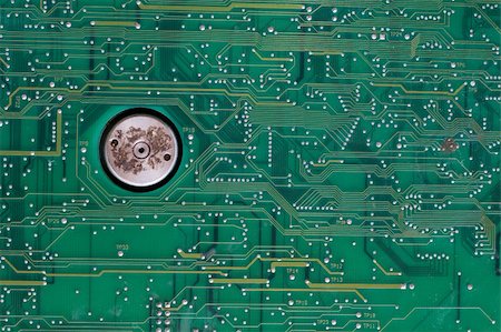 simsearch:400-05331614,k - Part of an old green circuit board Stock Photo - Budget Royalty-Free & Subscription, Code: 400-05098270