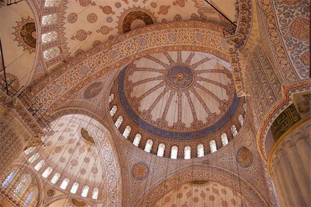 Interior of Blue Mosque, Istanbul, Turkey. Stock Photo - Budget Royalty-Free & Subscription, Code: 400-05098491