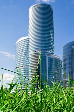 New skyscrapers business center in Moscow city, Russia Stock Photo - Budget Royalty-Free & Subscription, Code: 400-05091557