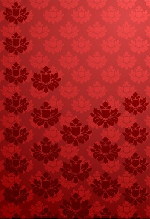 simsearch:400-05077687,k - Vector illustration of a vertical red glamour pattern Stock Photo - Budget Royalty-Free & Subscription, Code: 400-05104342