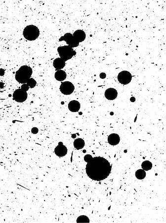 pouring ink vector - Full Page of Splats -  Background is transparent so they can be overlayed on other Illustrations or Images. Stock Photo - Budget Royalty-Free & Subscription, Code: 400-05108358