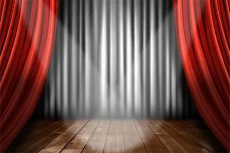 simsearch:400-04854723,k - Spotlight on Stage in a Theater House Indoors Stock Photo - Budget Royalty-Free & Subscription, Code: 400-05102650