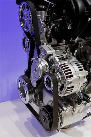 simsearch:400-05114975,k - Closeup showing details of a car modern internal combustion engine Stock Photo - Budget Royalty-Free & Subscription, Code: 400-05114975