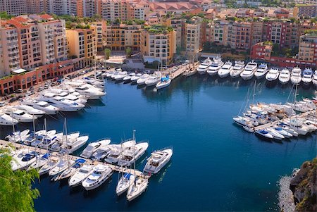 french riviera - Marina of Monte Carlo in Monaco Foto de stock - Super Valor sin royalties y Suscripción, Código: 400-05116439