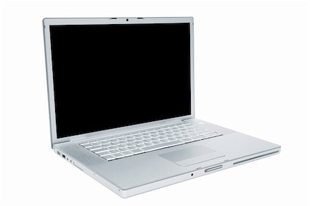 simsearch:400-05209527,k - Modern and stylish laptop on a white background Stock Photo - Budget Royalty-Free & Subscription, Code: 400-05126148