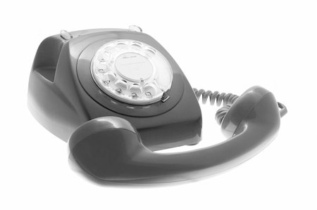 simsearch:400-05366591,k - Telephone on Isolated White Background Stock Photo - Budget Royalty-Free & Subscription, Code: 400-05127178