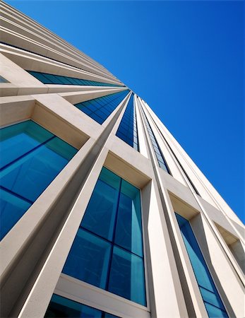 blue sky over the office building Stock Photo - Budget Royalty-Free & Subscription, Code: 400-05129277
