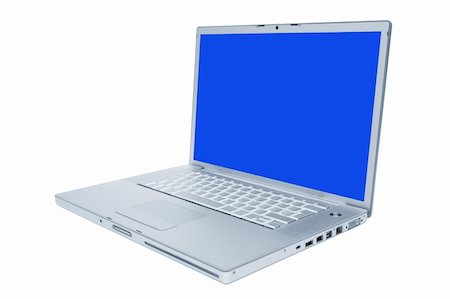 simsearch:400-05209527,k - Modern and stylish laptop on a white background Stock Photo - Budget Royalty-Free & Subscription, Code: 400-05129911