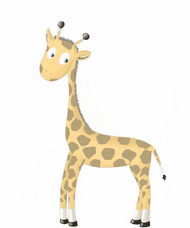 simsearch:400-04227154,k - Illustration, funny giraffe for kids Stock Photo - Budget Royalty-Free & Subscription, Code: 400-05120675